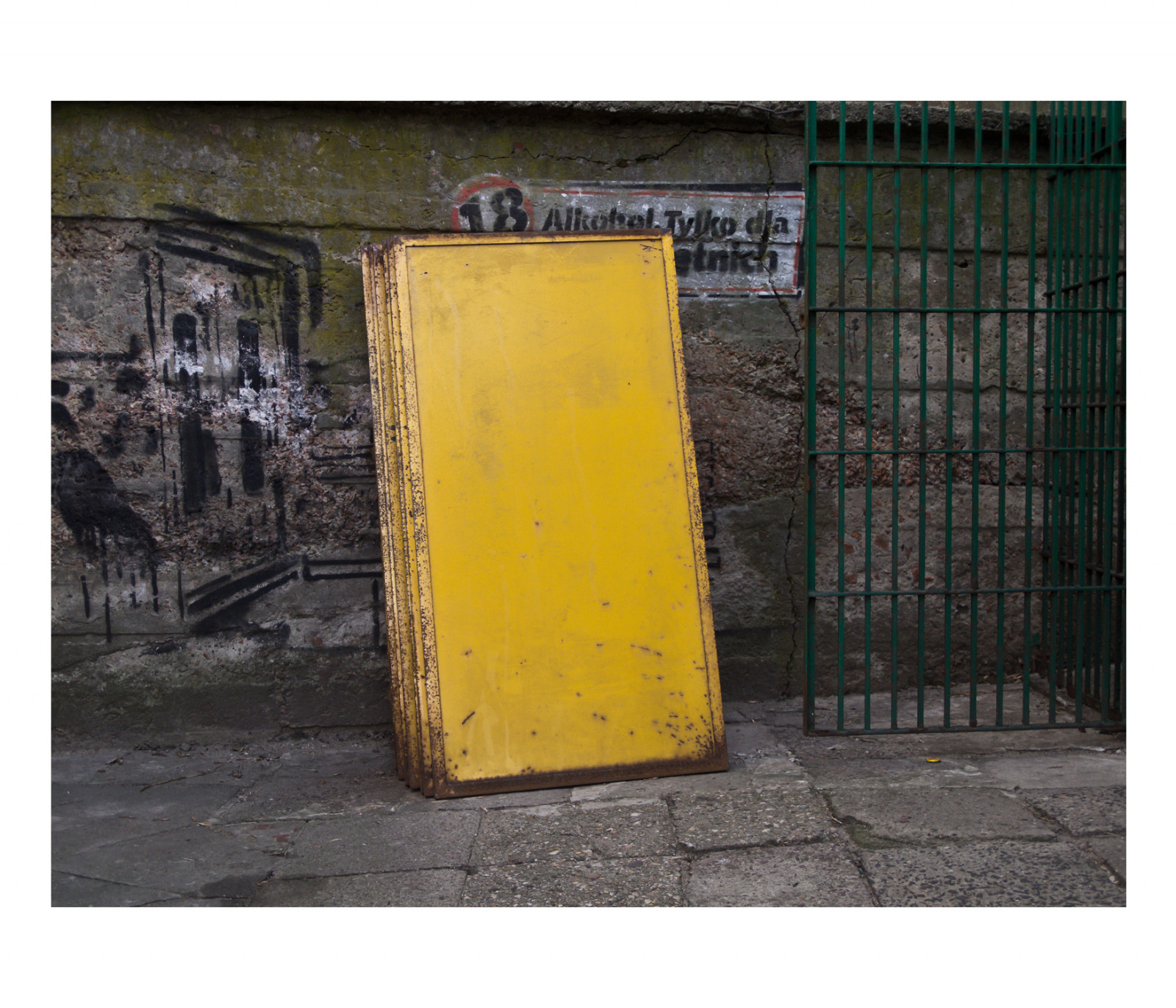 Wallpaper street, city, urban, texture, yellow, wall, digital