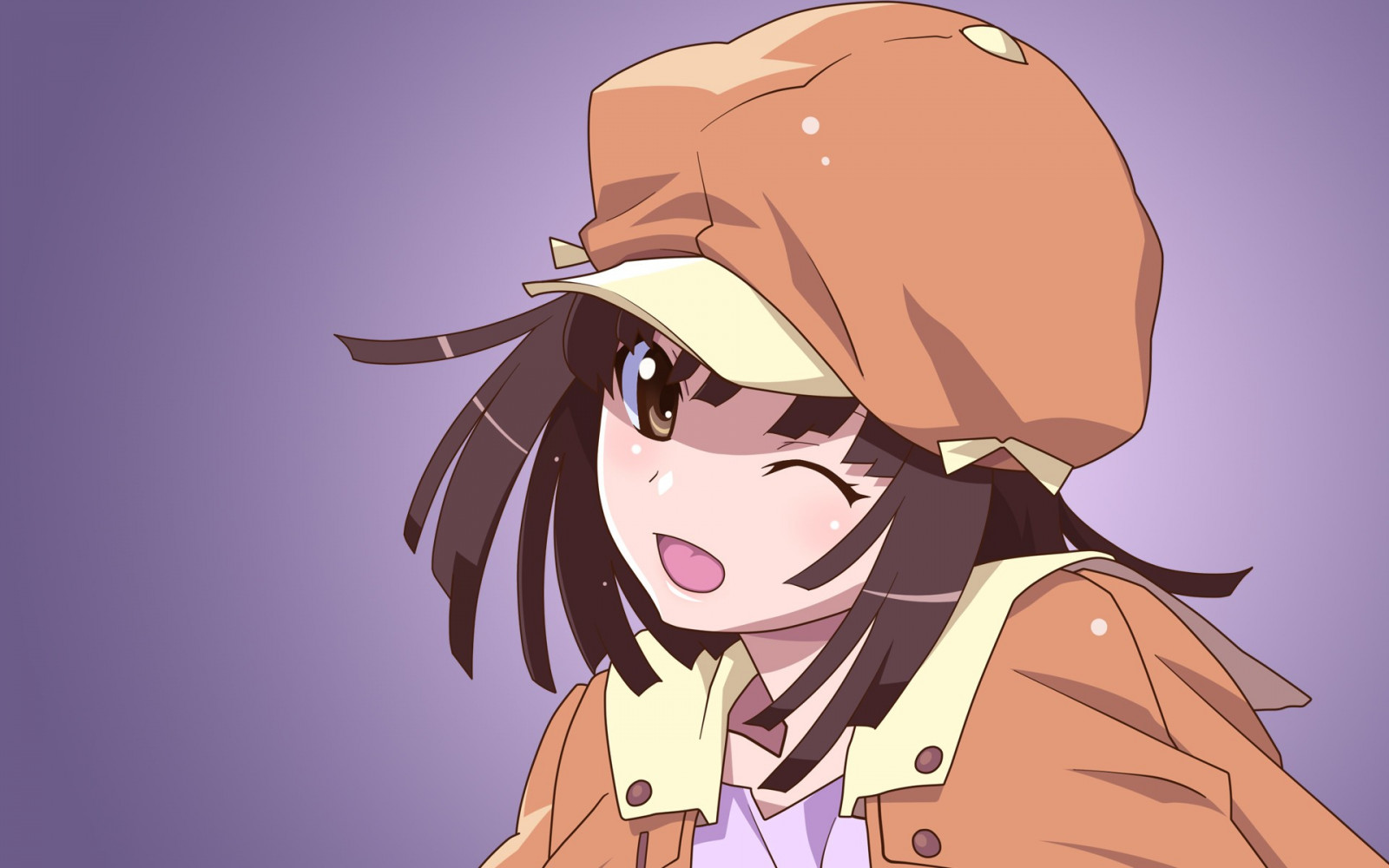 illustration, Monogatari-serien, anime, tegneserie, mund, Sengoku Nadeko, Person, skærmbillede, mangaka