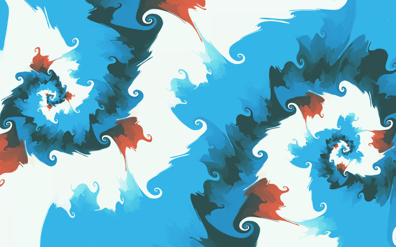 ilustrace, abstraktní, umělecká díla, kreslená pohádka, fraktální, drak, fiktivní postava