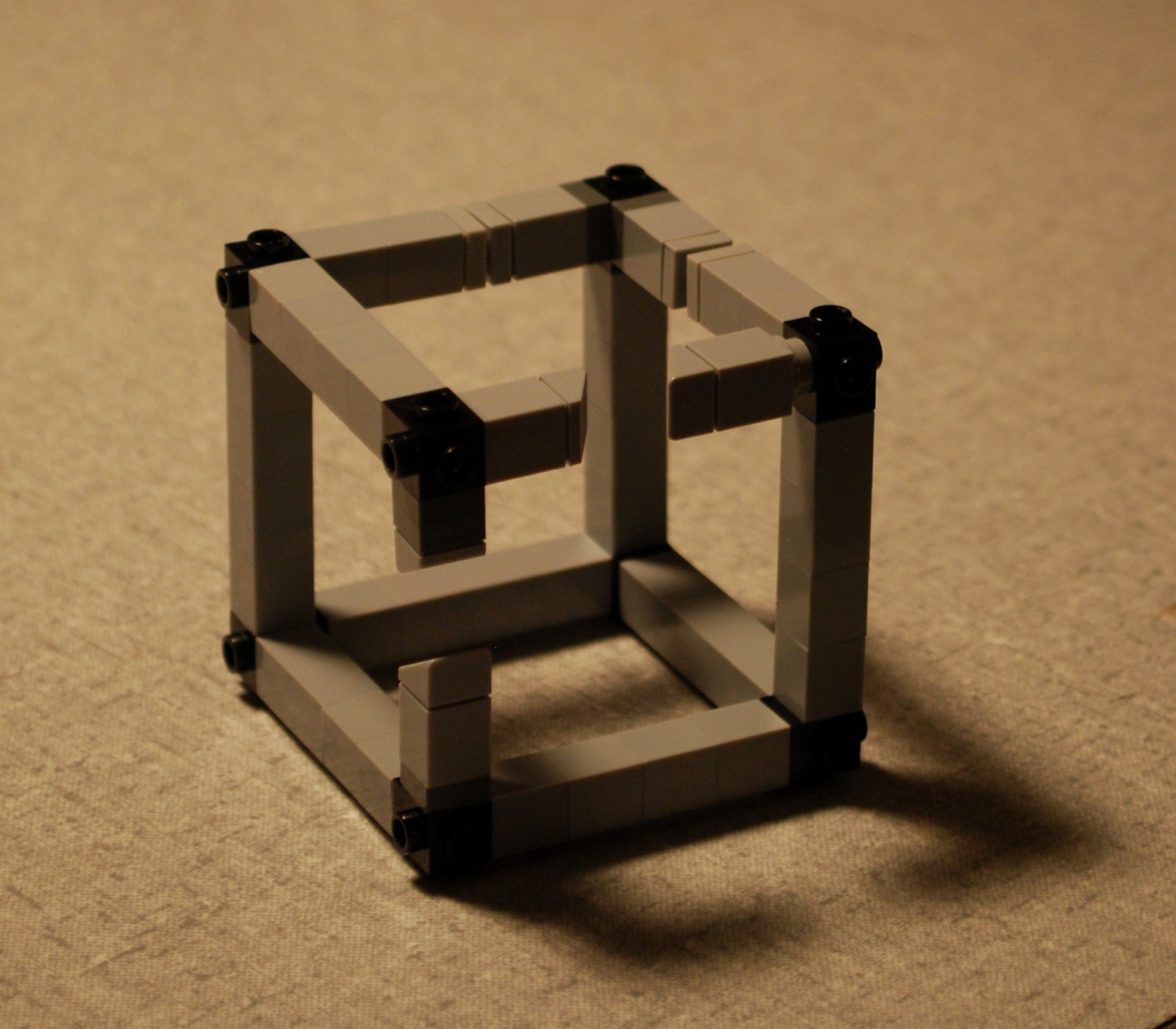 LEGO, cube, angle, impossible, object, optical, illusion, product design