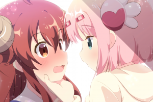 Get Wallpaper Wallpaper Anime Girls Yuri Machikado Mazoku Yoshida Yuuko For iPhone
