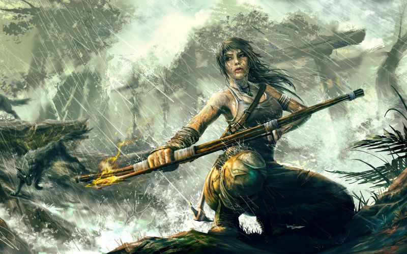 videohry, mytologie, Snímek obrazovky, voják, Lara Croft, Tomb Raider videohry, mytologie, Snímek obrazovky, voják, Lara Croft, Tomb Raider