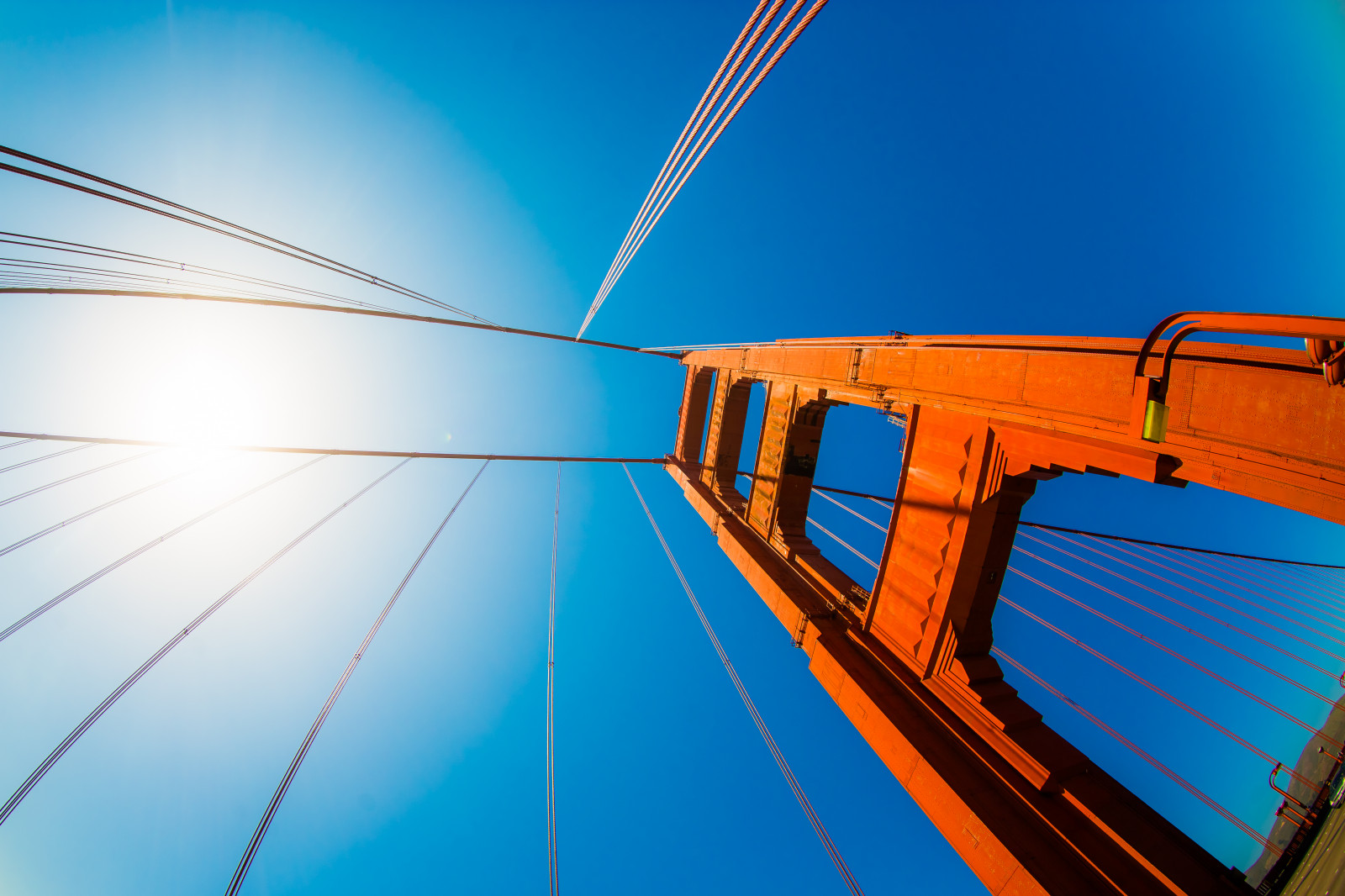 slunečnímu záření, odraz, nebe, mrakodrap, modrý, most, Kalifornie, Spojené státy americké, elektřina, světlo, barva, tvar, čára, fav100, křídlo, fav10, fav50, fav25, Spojené státy, energie, Spojené státy americké, sanfrancisco, Atmosféra Země, Golden Gate Bridge