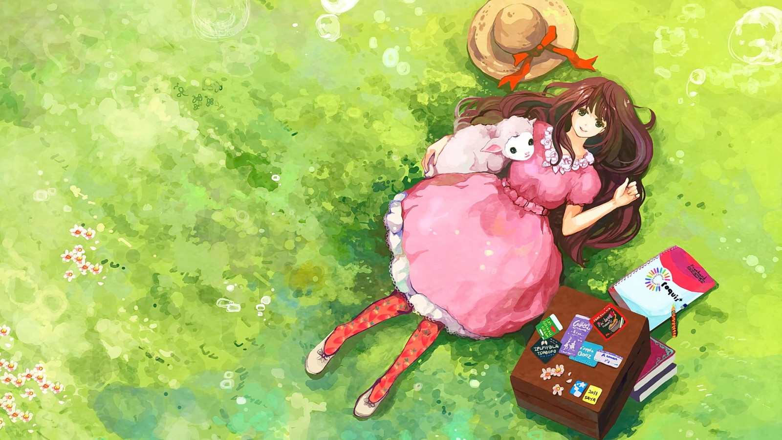 Картинки на обои на телефон аниме милые