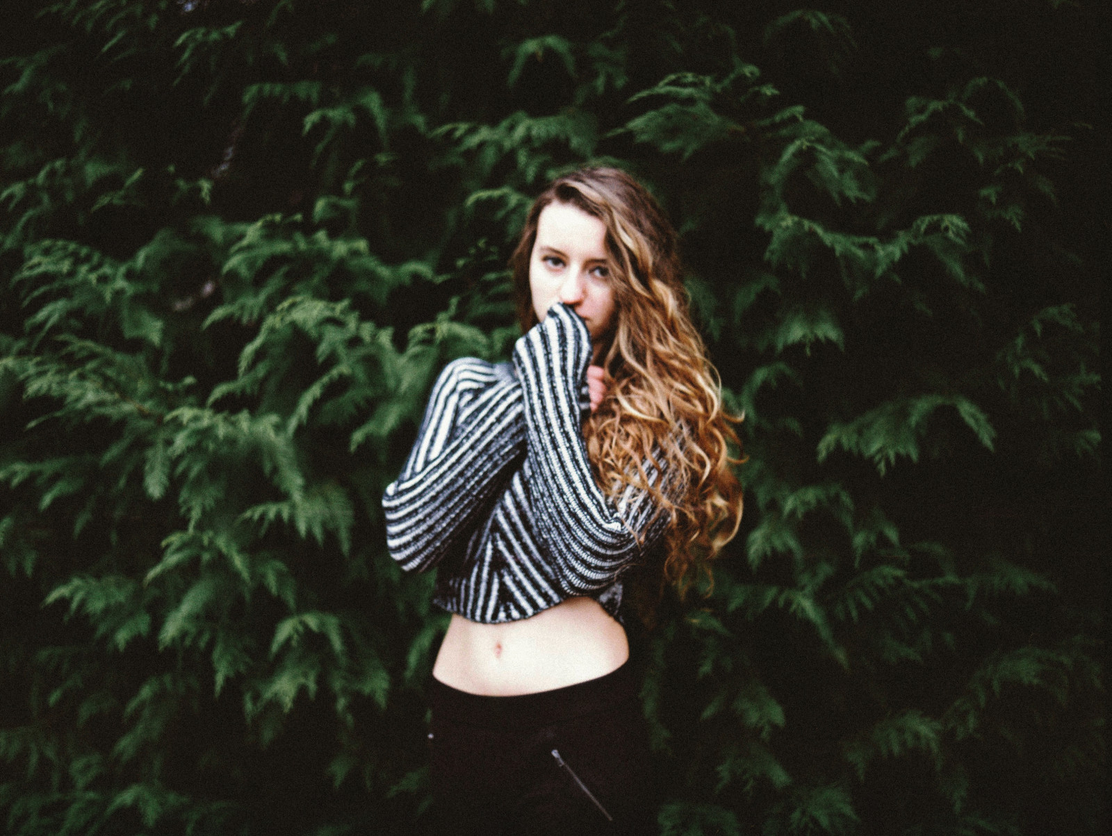 krása, dívka, fotografování, focení, černé vlasy, strom, dlouhé vlasy, tráva, model, portrétní fotografie, usměj se, počítač tapeta