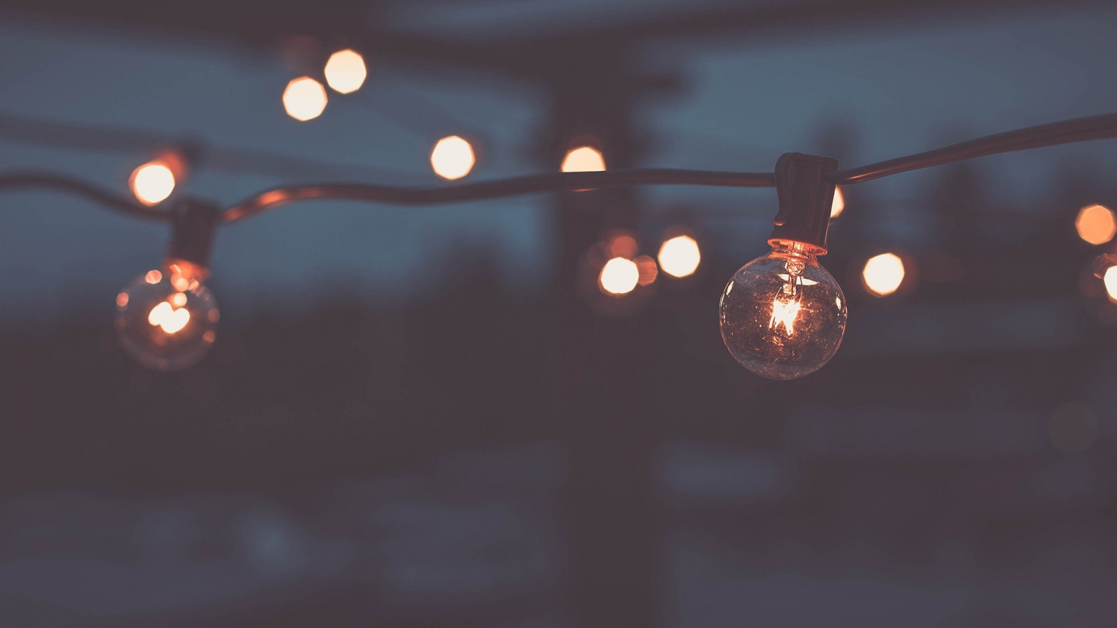 depth of field, night, reflection, lamp, light bulb, bokeh, wire, utility pole, electricity, light, lighting, darkness, macro photography, light fixture