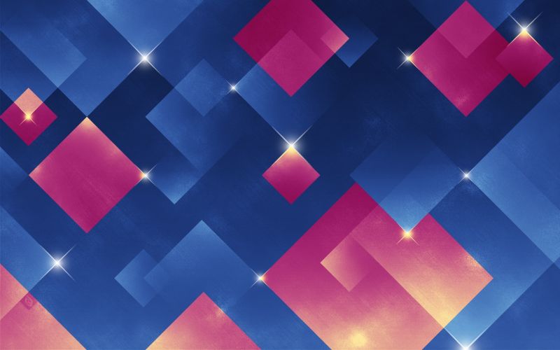 illustration, abstract, symmetry, red, blue, triangle illustration, abstract, symmetry, red, blue, triangle