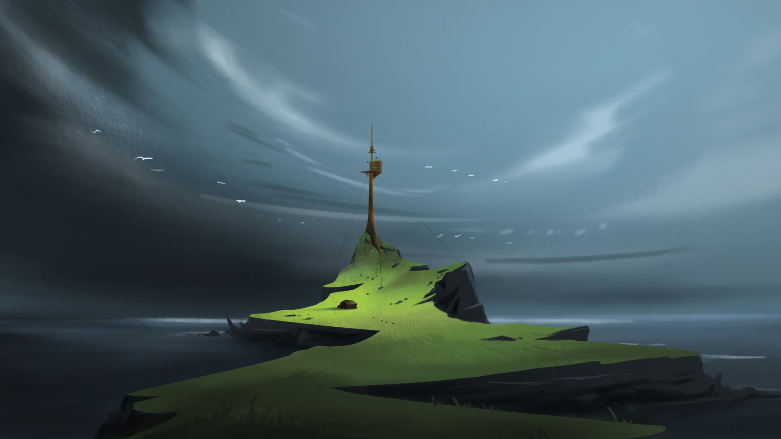 heroscreen, digitální umění, věž