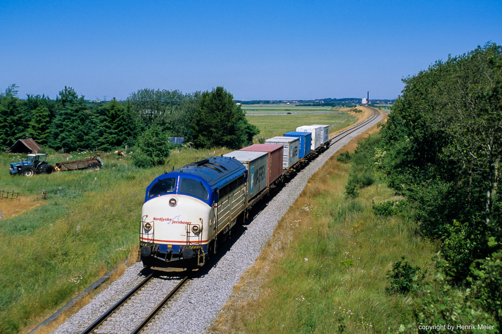 Wallpaper : 2004, train, Denmark, nj, container, hirtshals, dk, land ...
