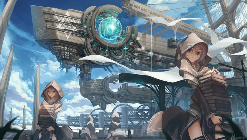 anime, komiks, Snímek obrazovky, panoráma města, futuristický, knihy anime, komiks, Snímek obrazovky, panoráma města, futuristický, knihy