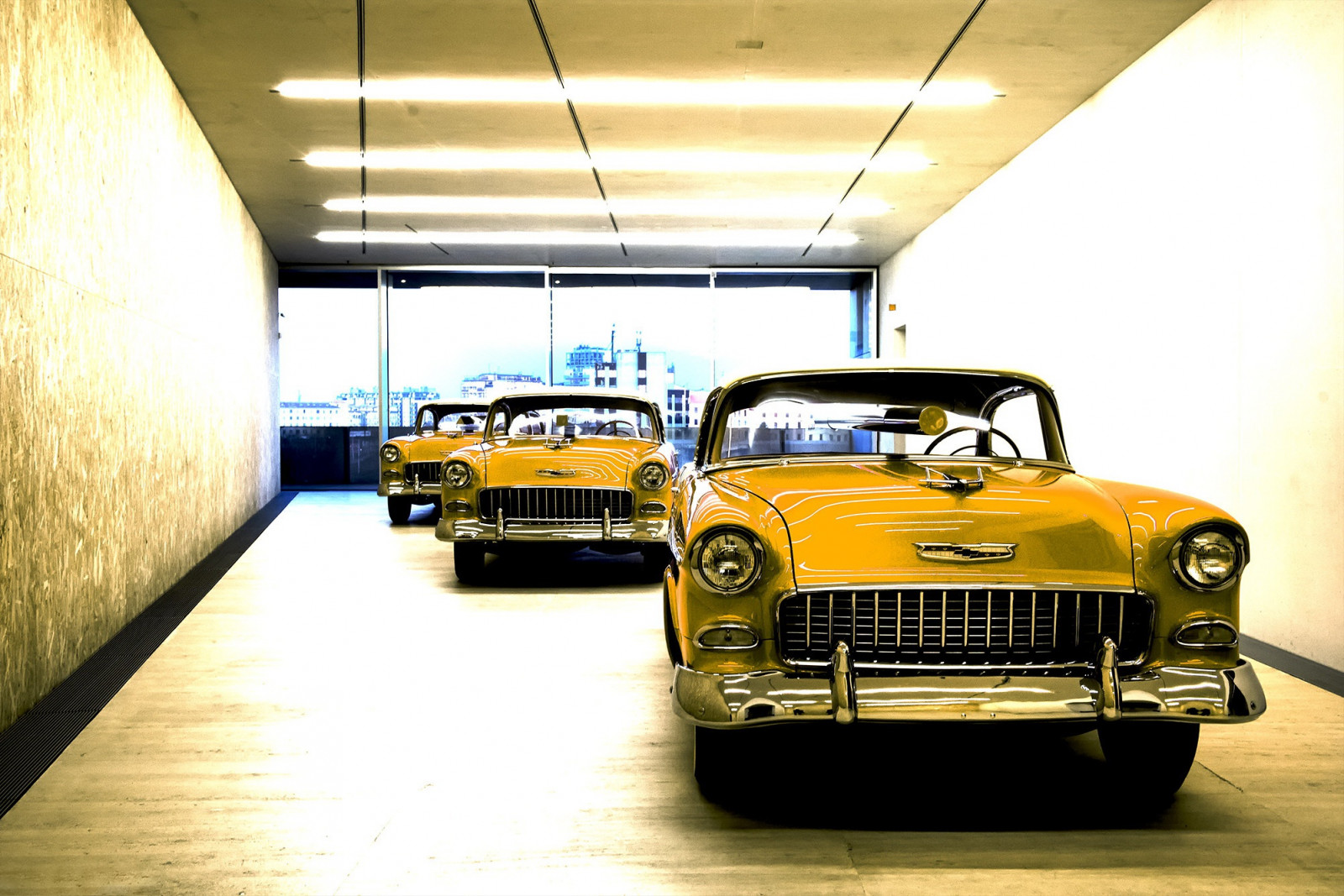 auto, vozidlo, žlutých vozů, Oldtimer, oldtimers