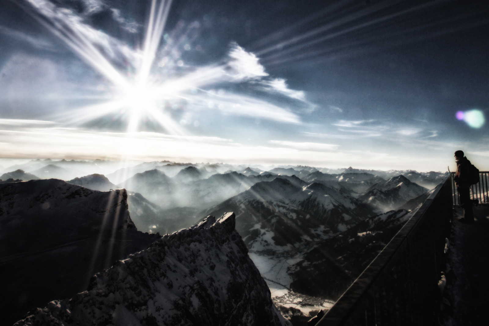 zima, panoráma, Alpy, Německo, bayern, deutschland, Bavaria, Rakousko, tirol, Osterreich, Ehrwald, alpen, Tyrolsko, Ausblick, gegenlicht, Zugspitze, M nchnerhaus, wettersteingebirge, Ostalpen, Wettersteinmountains, Schneefernerkopf, concordians, mygearandme, mygearandmepremium, mygearandmebronze, mygearandmesilver, blinkagain
