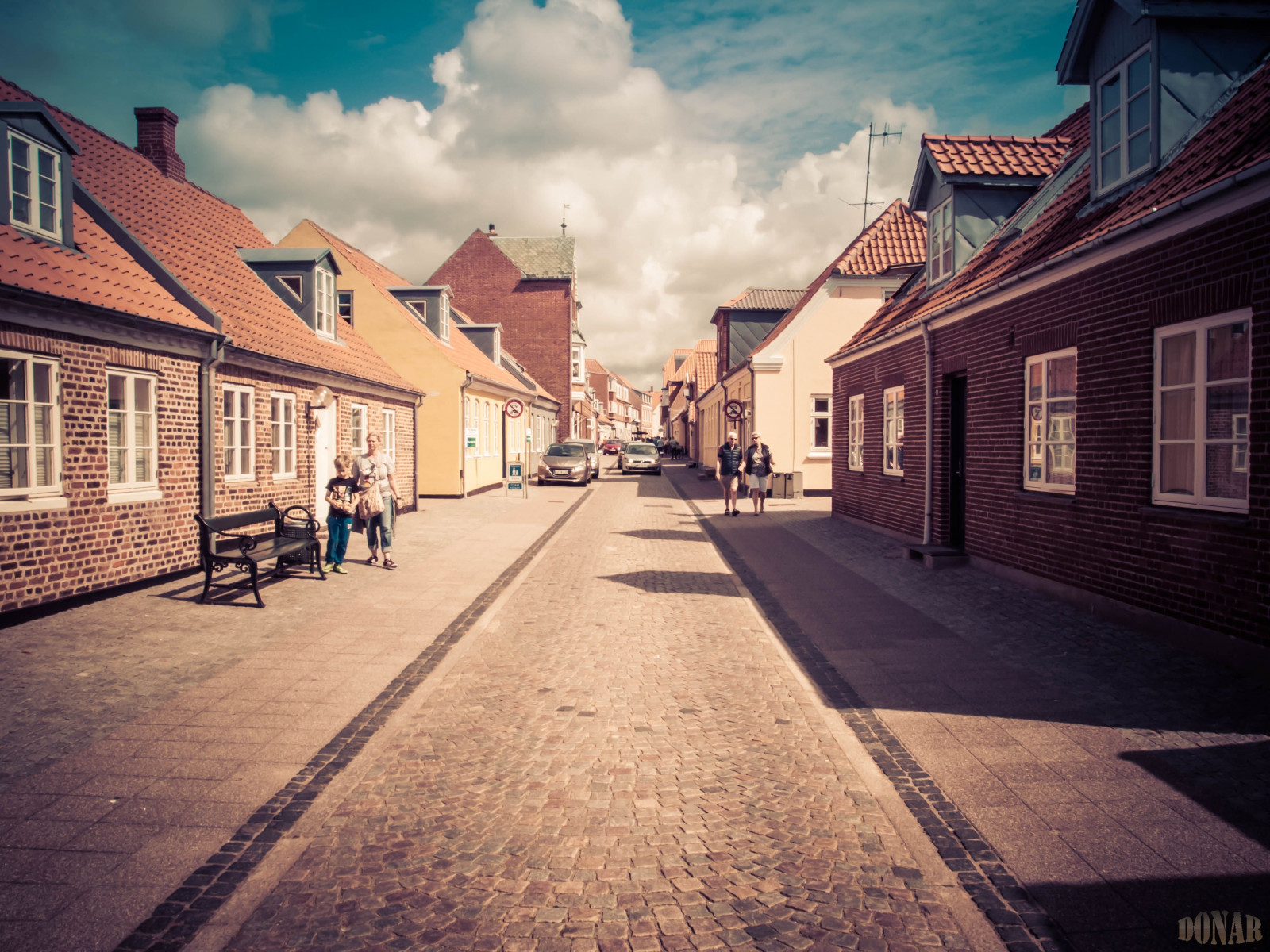 město, architektura, Dánsko, Evropa, Ausflug, Ringkøbing, donar