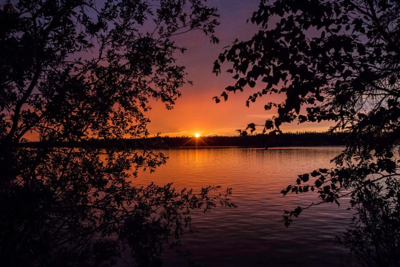 sunlight, trees, landscape, sunset, lake, nature sunlight, trees, landscape, sunset, lake, nature