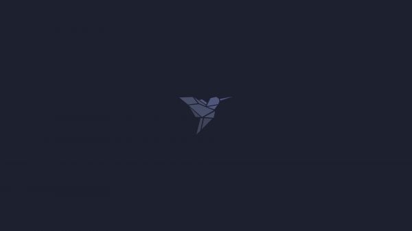 dark,bird of prey,minimalism,blue,blue background