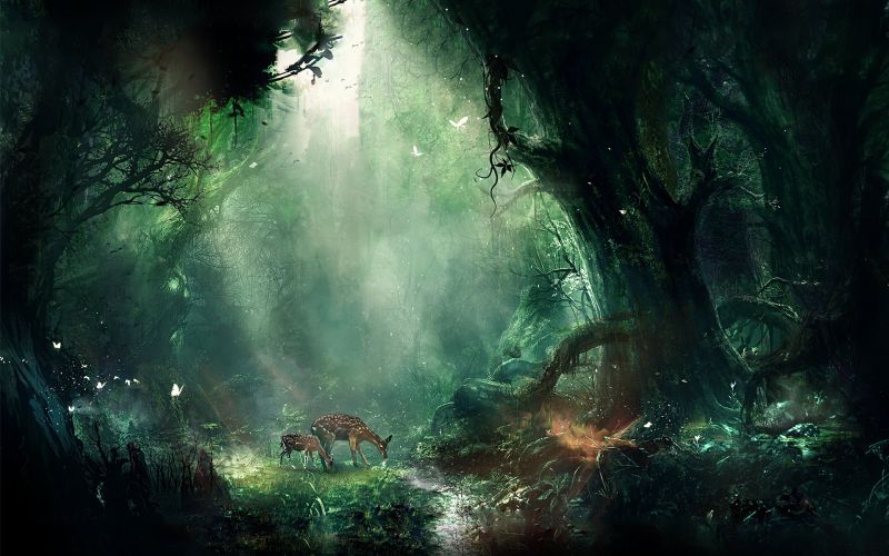 sunlight, forest, jungle, fawns, darkness, screenshot sunlight, forest, jungle, fawns, darkness, screenshot