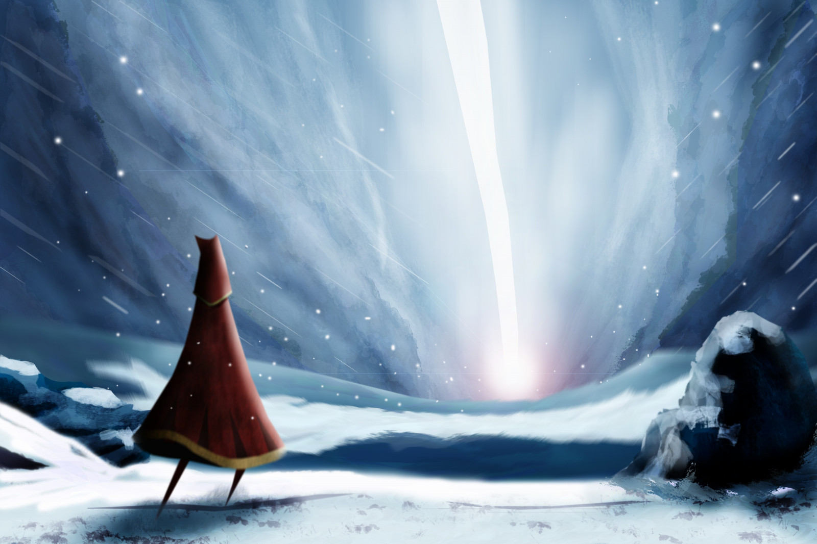luz solar, Fantasia arte, reflexão, neve, inverno, gelo, ártico, Viagem jogo, clima, onda, Captura de tela, Papel de parede do computador, espaço sideral