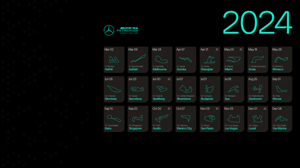 Mercedes F1,map,Formula 1,calendar