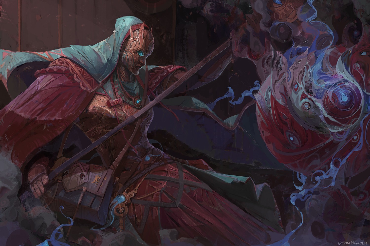 Fantasy kunst, anime, magi, kriger, tegneserier, skærmbillede, fiktiv karakter, tegneserie