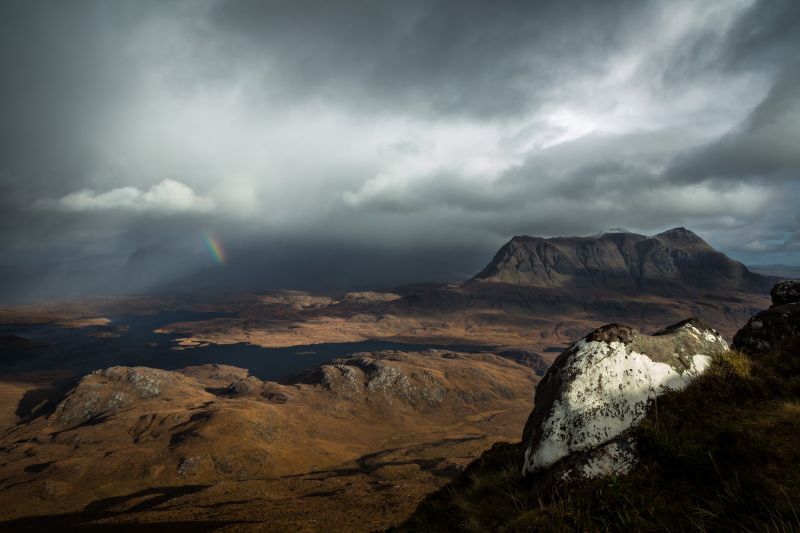 slunečnímu záření, krajina, hory, kopec, Skála, Příroda