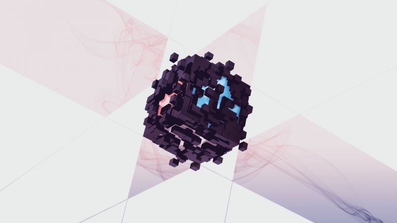 digitální umění, abstraktní, 3D, nachový, bílé pozadí, grafický design