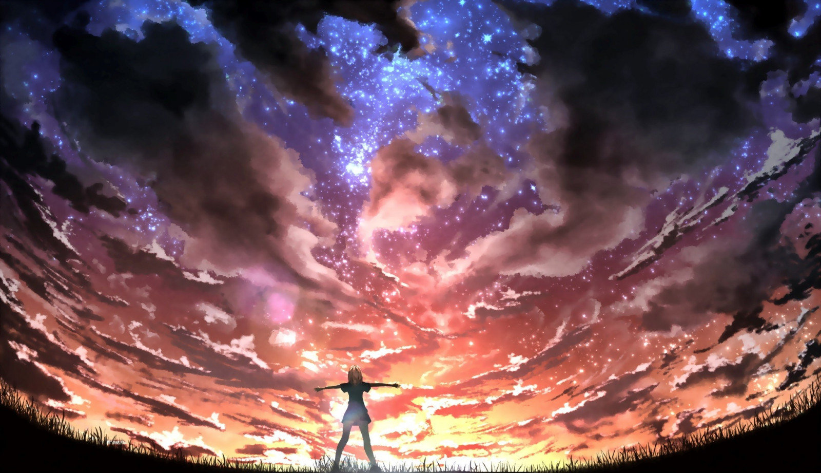 espace, ciel, étoiles, des nuages, nébuleuse, cosmos, Objet astronomique, Phénomène géologique, 2080x1198 px