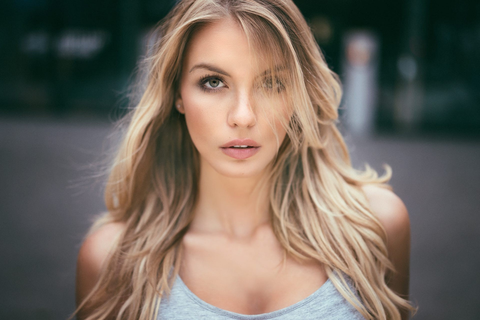 Gesicht, Frau, Modell-, Porträt, blond, lange Haare, Fotografie, Martin K hn, Haar, Paulina Kurka, Person, Haut, Supermodel, Mädchen, Schönheit, Lächeln, Auge, Frau, Dame, blond, Frisur, Portraitfotografie, Fotoshooting, braune Haare, Kunstmodell, Gesichtsausdruck