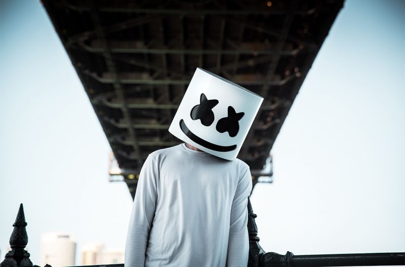 Marshmello, muži, bílý, Černá Marshmello, muži, bílý, Černá