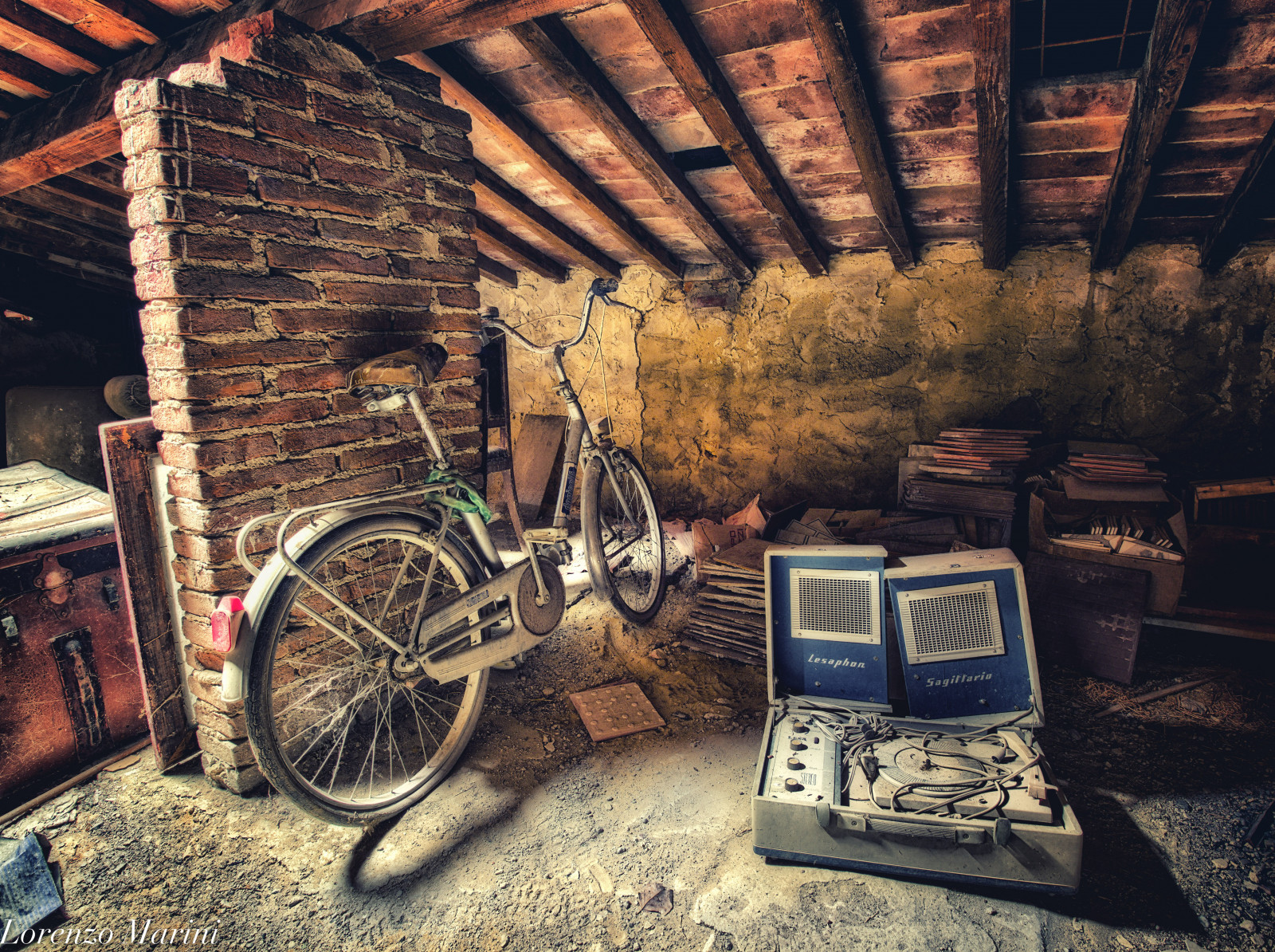 vecchio, Italia, antico, bicicletta, urbano, abbandonato, veicolo, legna, Perduto, esplorazione, lightroom, urbex, leggero, abbandono, esplorazione urbana, lostplaces, abbandonata, snshdr, esplorazioni