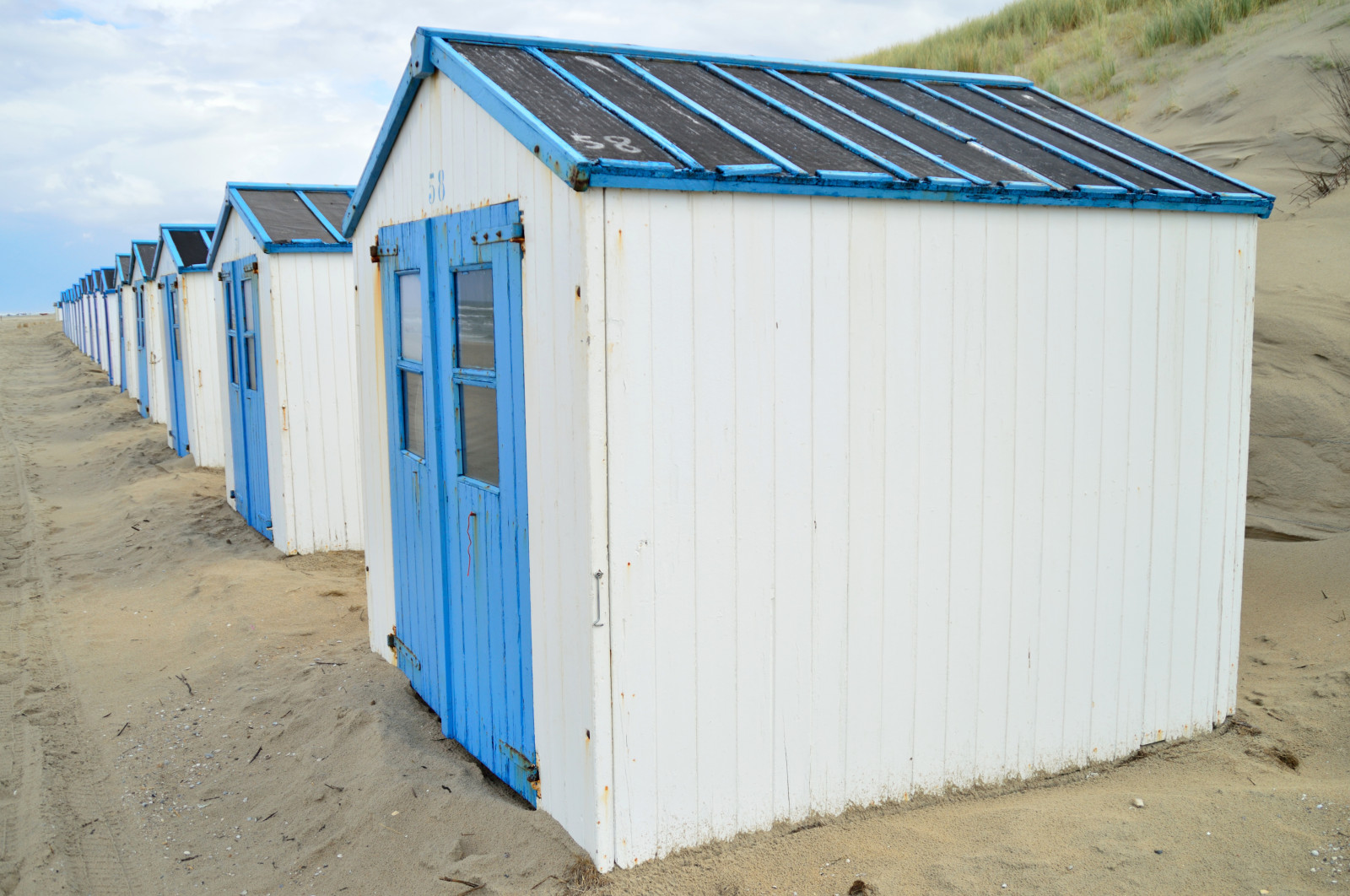 Holandsko, Nizozemí, nederland, texel, noordholland, niederlande, 2014, dekoog, Plážové kabiny, strandhuisjes