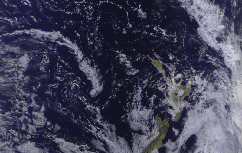 planeta, Země, bouřka, atmosféra, Nový Zéland, satelitní snímky planeta, Země, bouřka, atmosféra, Nový Zéland, satelitní snímky