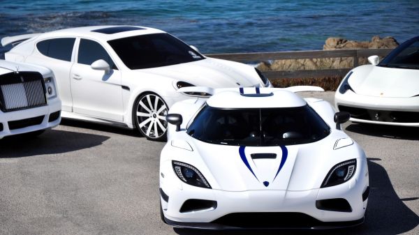 car, luxury cars, Rolls Royce, 2560x1440 px, Ferrari, Porsche