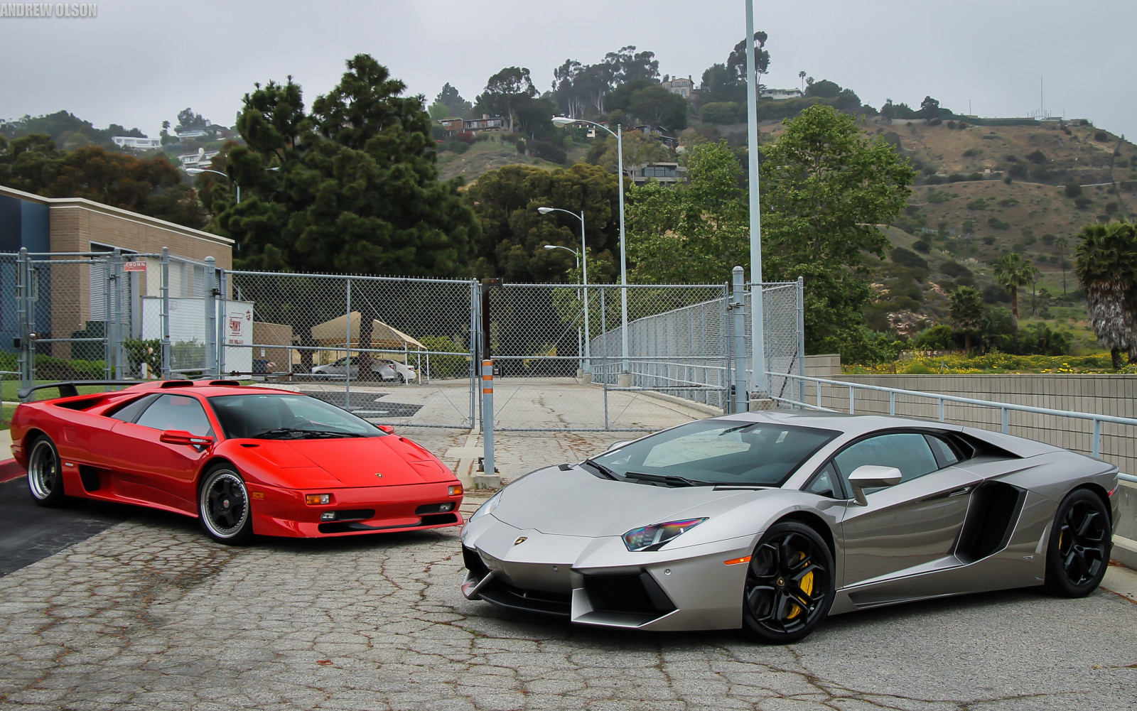 Kalifornie, Červené, Kánon, stříbrný, italština, automobil, ar, rychle, Malibu, exotický, Diablo, Lamborghini, Vzácný, superauto, sv, v12, rychlé auto, exoticcar, Lightrrom, Aventador