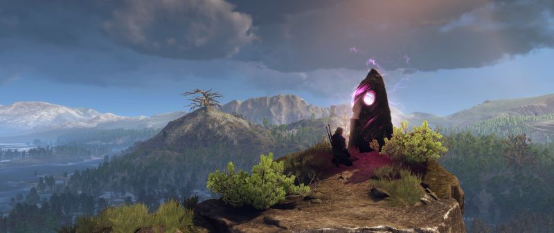 2560x1080 px, The Witcher, The Witcher 3 Caccia Selvaggia, opera d'arte, videogiochi 2560x1080 px, The Witcher, The Witcher 3 Caccia Selvaggia, opera d'arte, videogiochi
