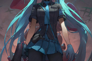 デスクトップ壁紙 アニメの女の子 ポートレート表示 初音ミク ボーカロイド 1600x2900 Inoxhinata デスクトップ壁紙 Wallhere