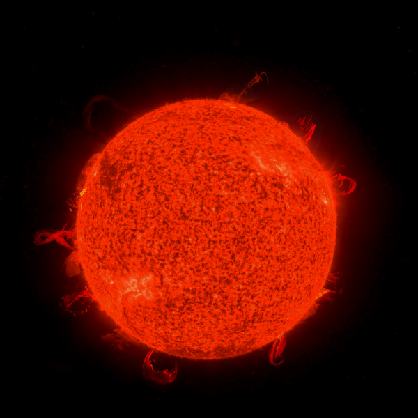 Sun, space, red, circle, atmosphere, astronomy