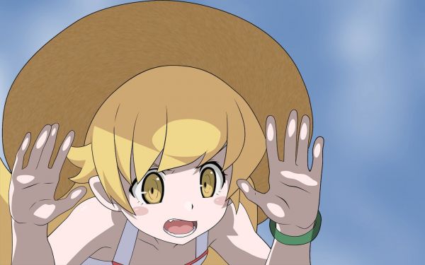 anime vectors,1440x900 px,Monogatari Series,Oshino Shinobu