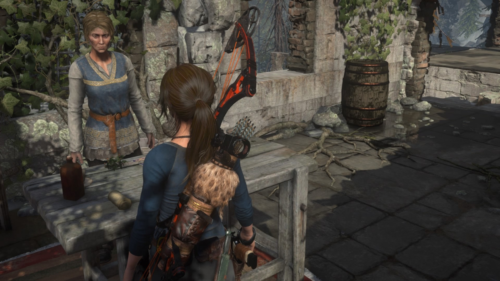 voják, PlayStation 4, Lara Croft, Tomb Raider, mytologie, Snímek obrazovky, pc hry