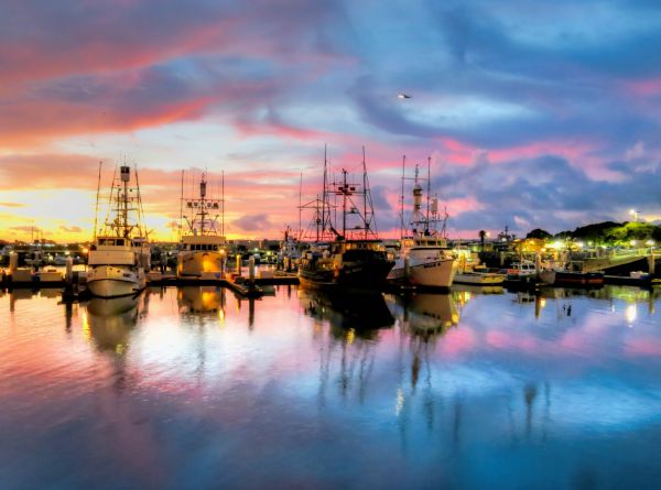 boat,sunset,sea,sunlight,landscape,Photoshop