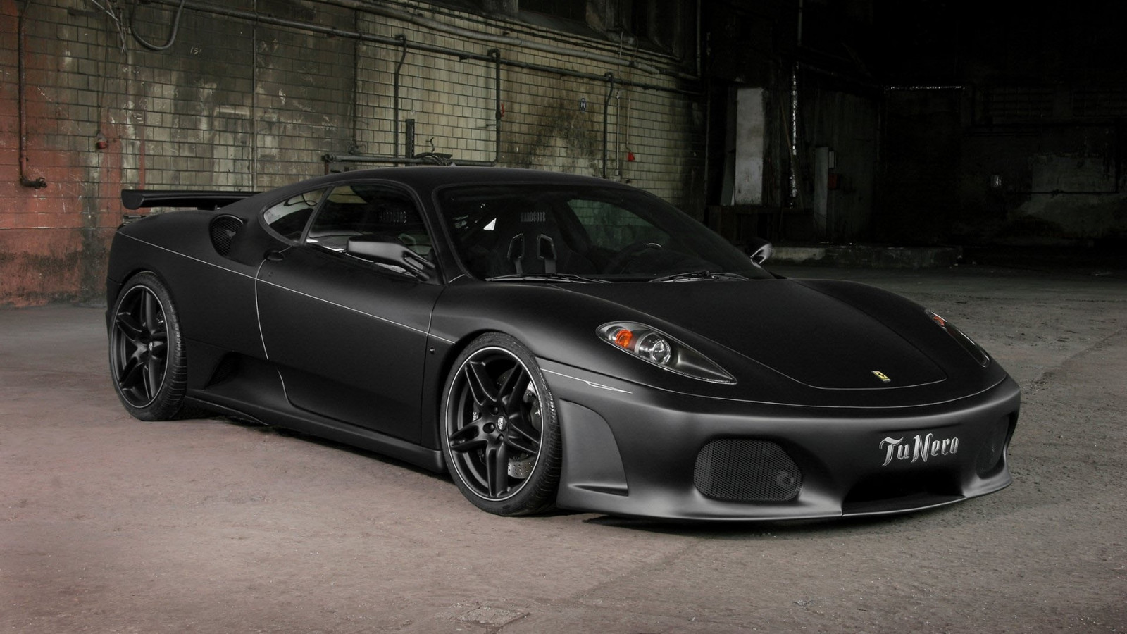 Wallpaper : black cars, sports car, Ferrari F430, performance car