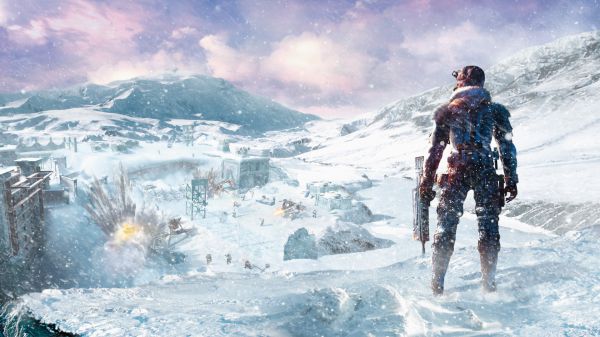 video games,artwork,snow,winter,Lost Planet,Arctic
