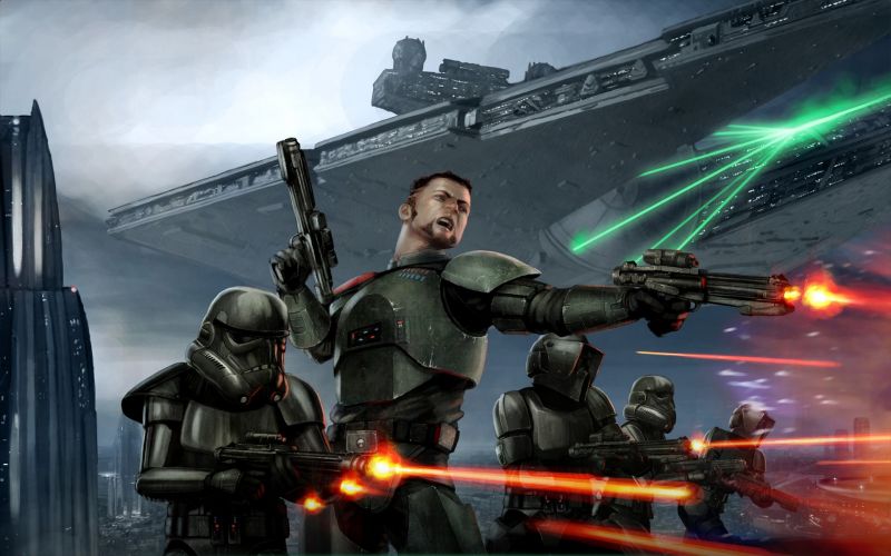 kunstværk, Star wars, skærmbillede, mecha, computer tapet, pc spil