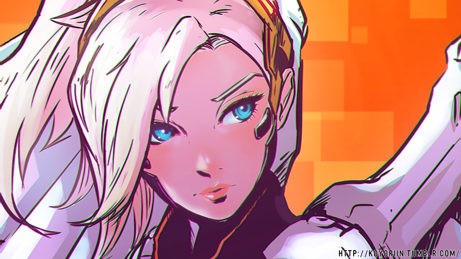 Illustration, Frau, Anime, Karikatur, Mercy Overwatch, Overwatch, Comics, skizzieren, Mangaka