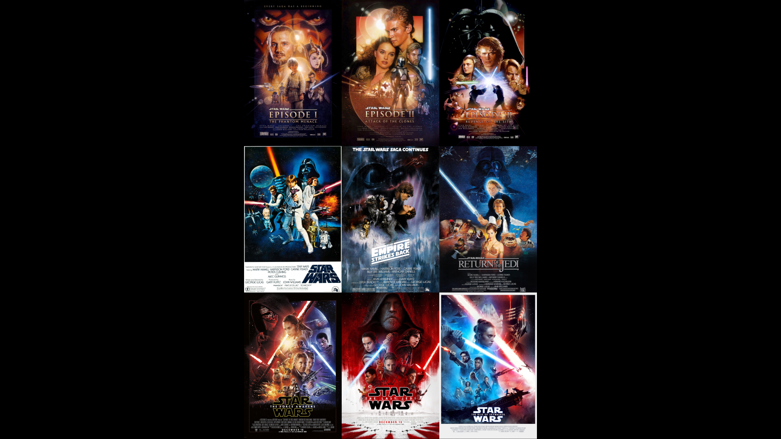 Krieg der Sterne, Filmplakate