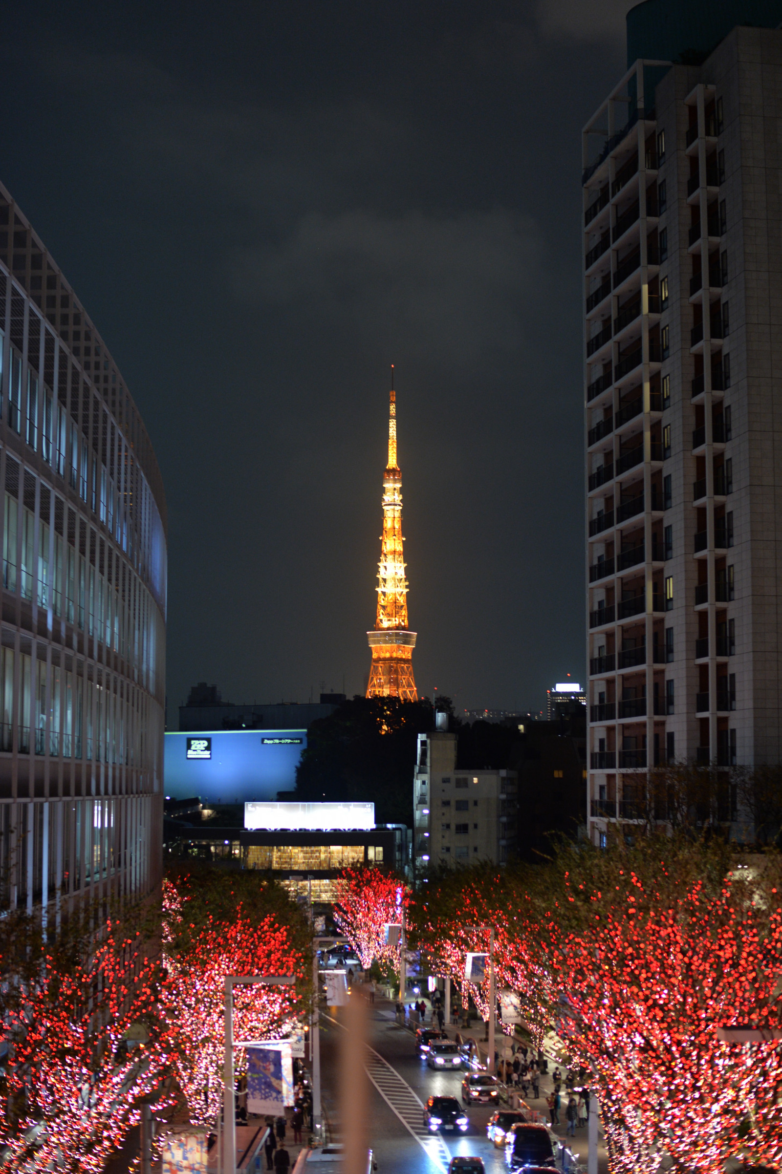 Japonsko, město, panoráma města, noc, panoráma, mrakodrap, večer, Nikon, metropole, Tokio, jp, centrum, NIKKOR, osvětlené, osvětlení, mezník, Tokyo Tower, df, Roppongi, keyakizaka, afs58mmf14g, afsnikkor58mmf14g, osvětlit, urban area, Metropolitní oblast, lidské osídlení