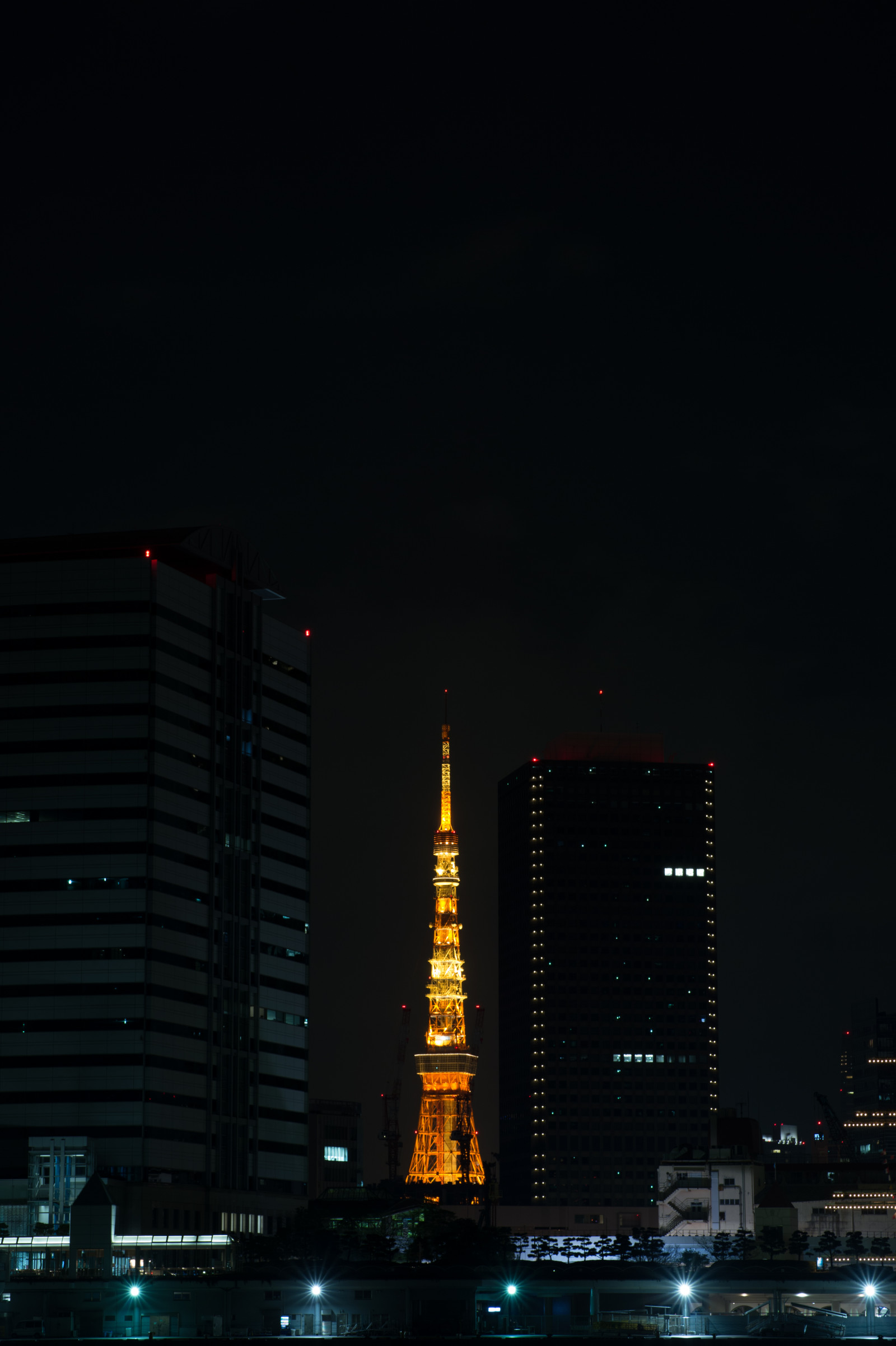 Japan, city, cityscape, night, architecture, reflection, skyline, skyscraper, evening, tower, horizon, Nikon, dusk, metropolis, Tokyo, Jp, light, downtown, nikkor, illuminated, illumination, darkness, landmark, tokyotower, afs105mmf14eed, afsnikkor105mmf14eed, df, atmosphere of earth, metropolitan area, human settlement, tower block