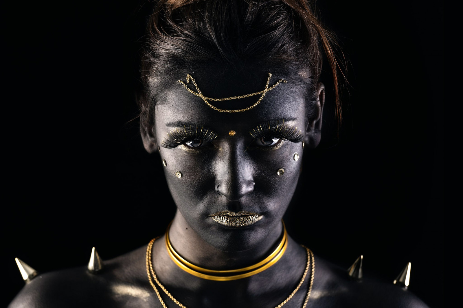 Wallpaper : face, women, fantasy art, darkness, screenshot, computer ...