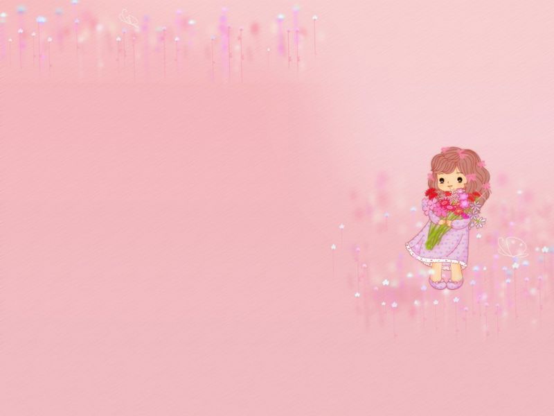 ilustración, Anime, Chicas anime, Fondo simple, Flores, niños ilustración, Anime, Chicas anime, Fondo simple, Flores, niños