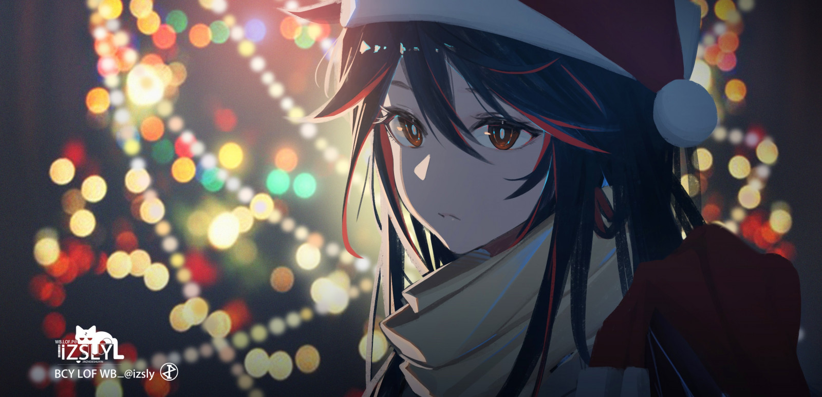 vlasy, oko, kreslená pohádka, Lidské tělo, černé vlasy, cg artwork, hime cut, dlouhé vlasy, krása, tma, nebe, fiktivní postava, christmas ornament, událost, hnědé vlasy, ornament, ofina, karmín, ilustrace, Dovolená, anime, beletrie, jednotný, holiday ornament, malování, animace, Vánoce, výkres, jedle, tradice, vánoční dekorace, borovice