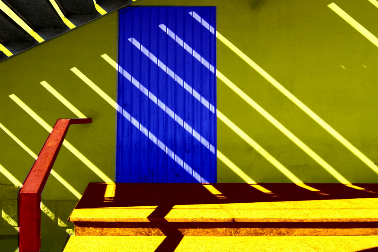 Wallpaper door, light, shadow, stairs, ombra, porta, scala, luce